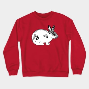 Tricolor Rabbit Crewneck Sweatshirt